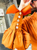 The Ramya Corset Dress - Mahogany - Danielle Emon