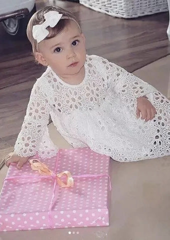 The Amelia Crochet Flower Gown - Danielle Emon