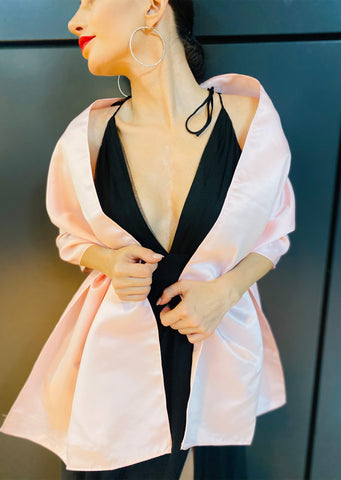 The “Valentina” Sheer Gray Shawl