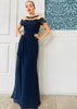 The “Laurent” Navy Gown - Danielle Emon