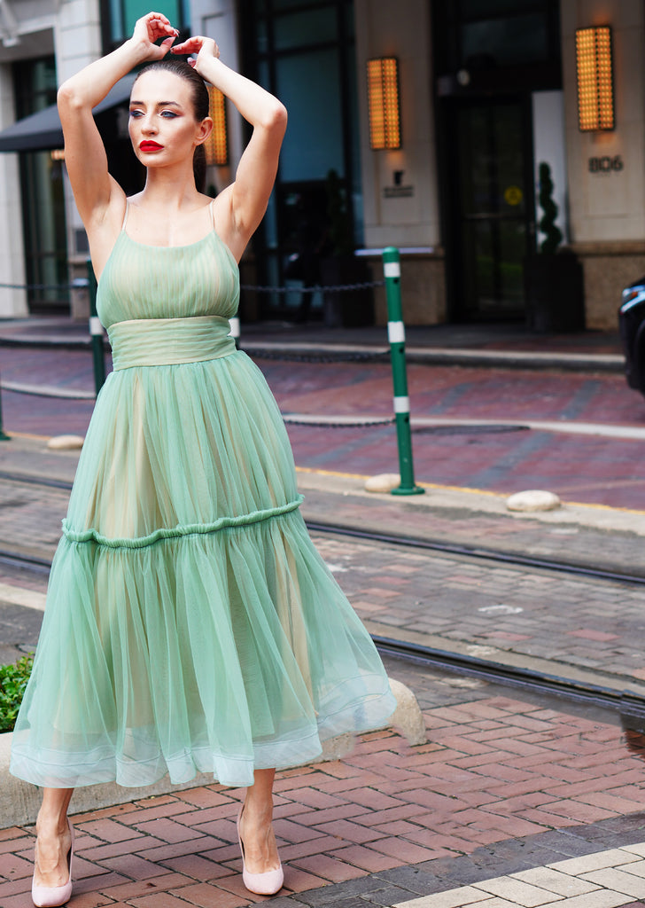 The "Paloma" Tulle Cocktail Dress - Danielle Emon