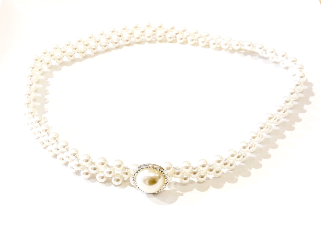 The Skylar Pearl Stretch Belt - Danielle Emon