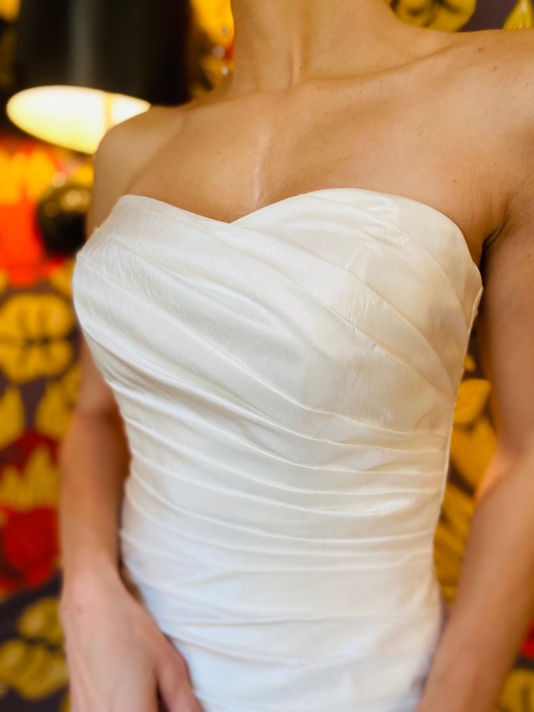 The "Lara" Strapless Wedding Gown - Danielle Emon