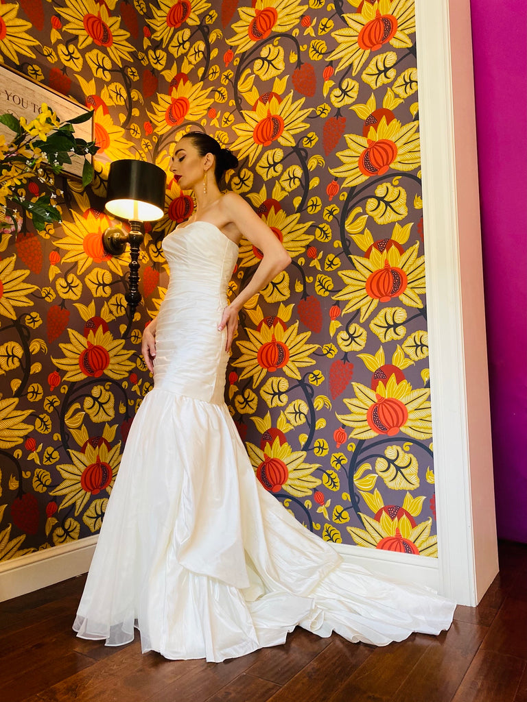 The "Lara" Strapless Wedding Gown - Danielle Emon