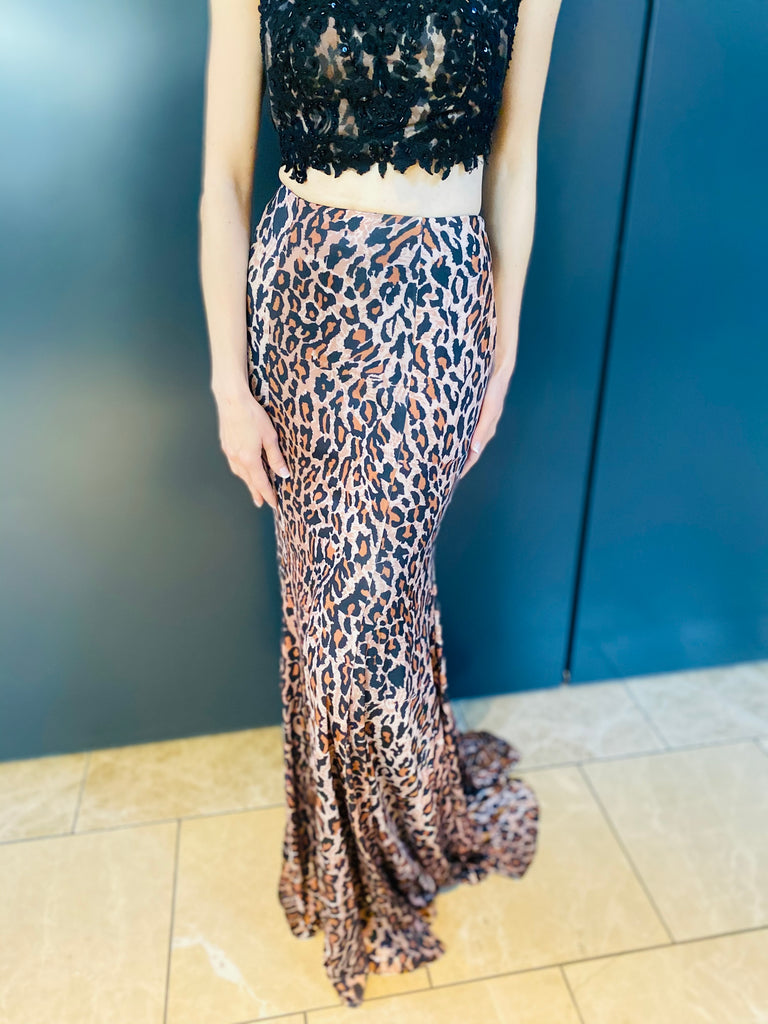The Phoebe Leopard Print Skirt - Danielle Emon
