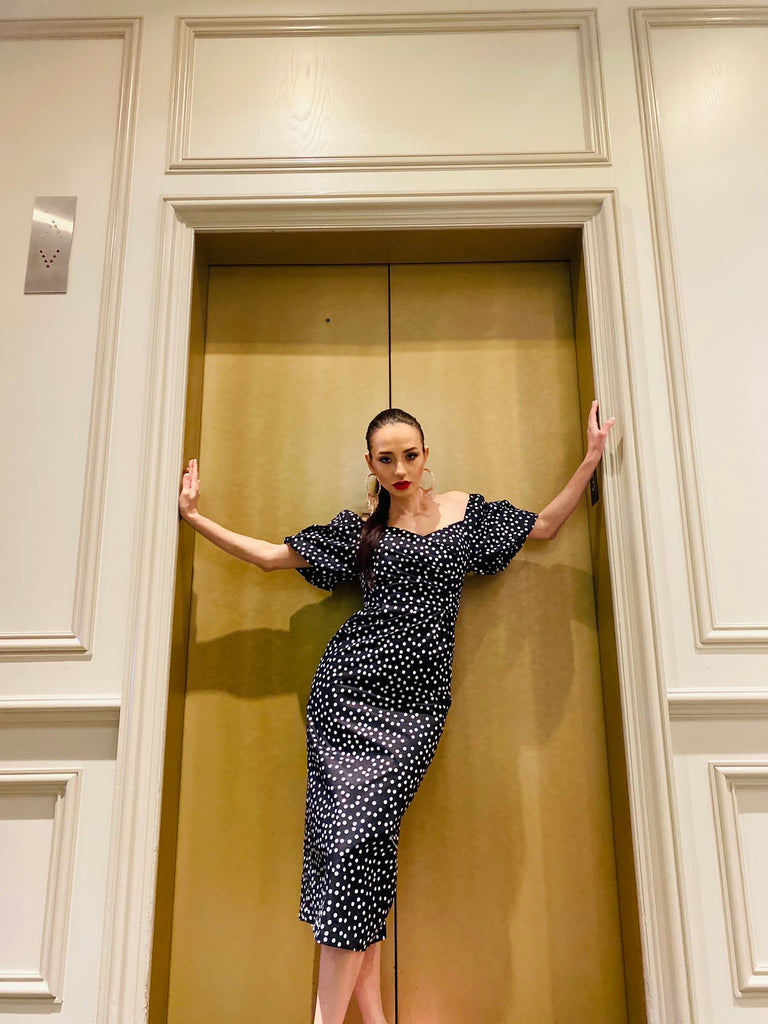 The “Anne” off the Shoulder Dress - Danielle Emon