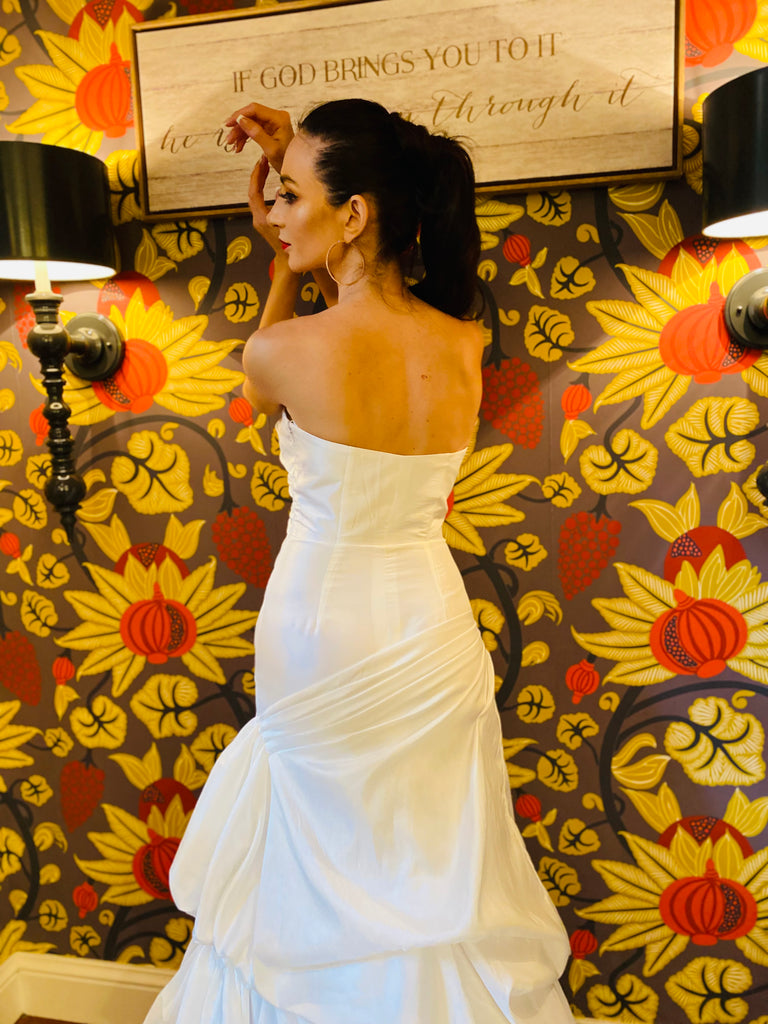 The Kerri Strapless Mermaid Wedding Gown - Danielle Emon