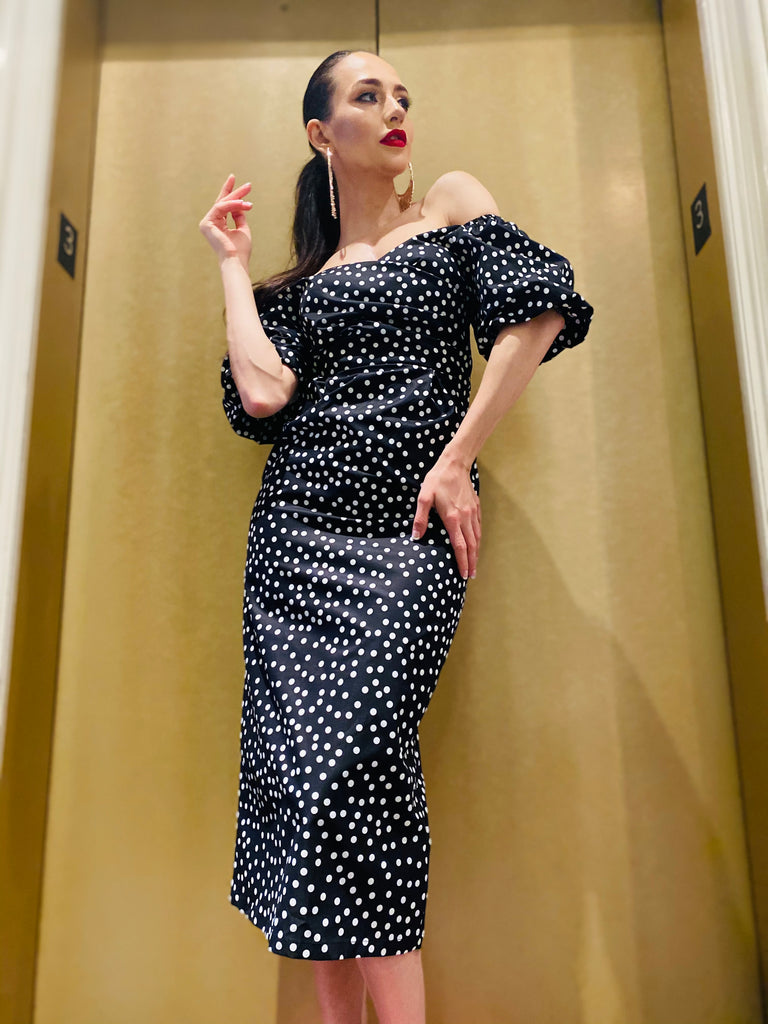 The “Anne” off the Shoulder Dress - Danielle Emon