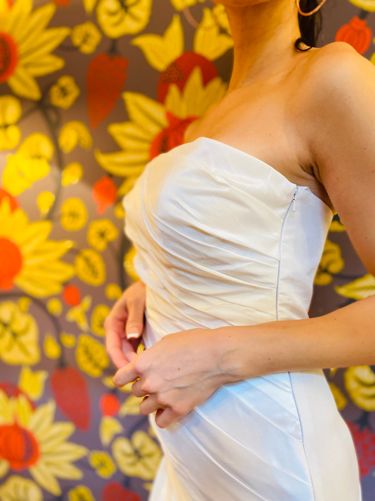 The Kerri Strapless Mermaid Wedding Gown - Danielle Emon