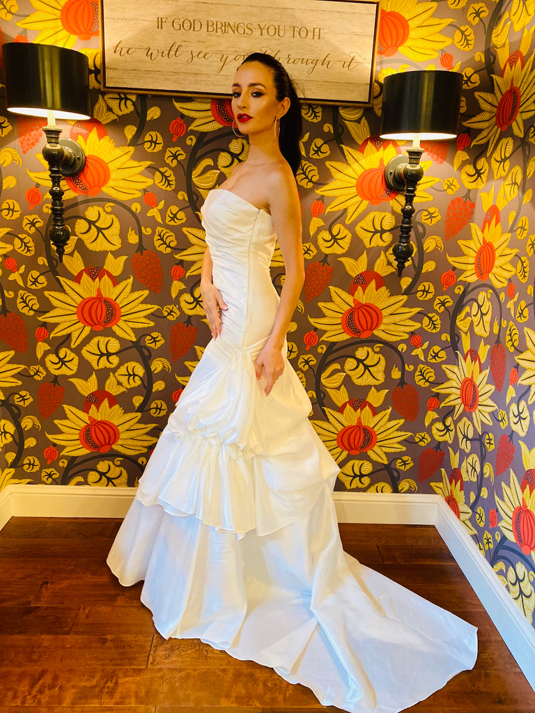 The Kerri Strapless Mermaid Wedding Gown - Danielle Emon