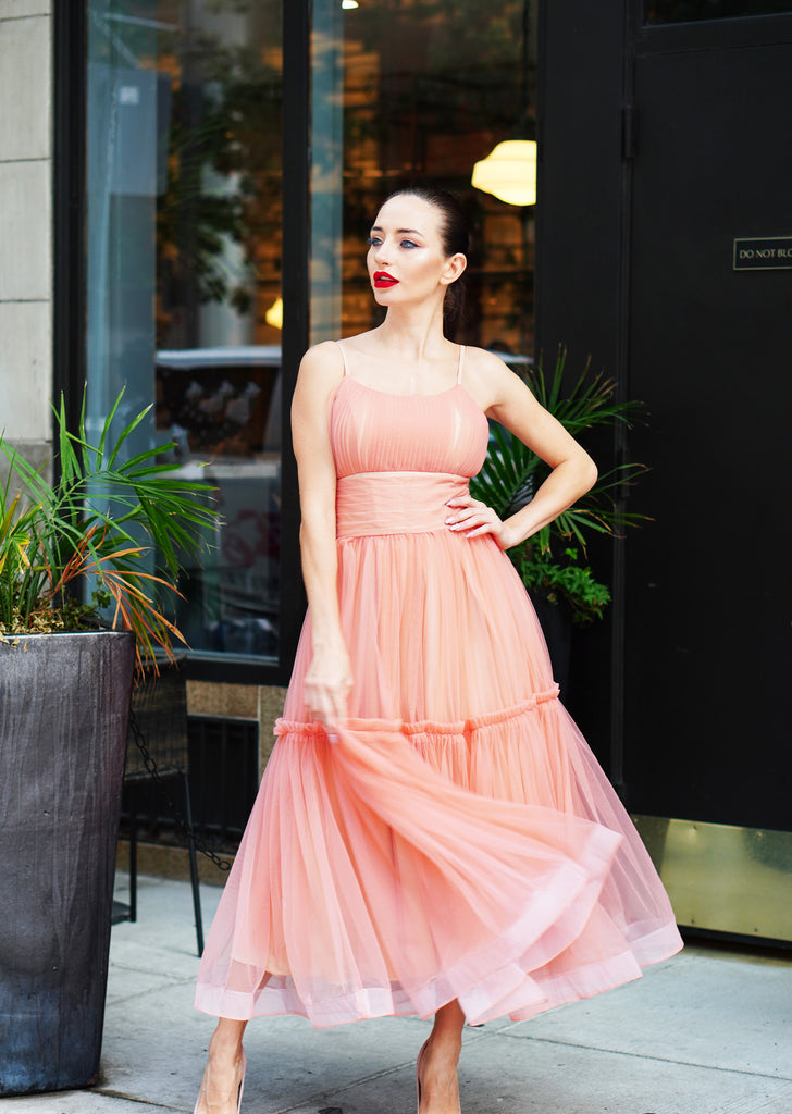 The "Paloma" Tulle Cocktail Dress - Danielle Emon