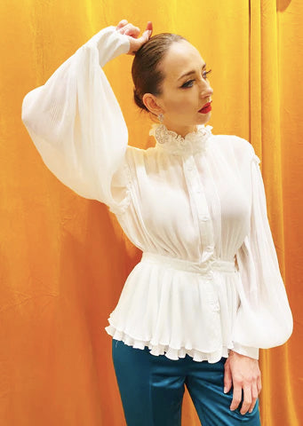The “Holly” Ruffle Top
