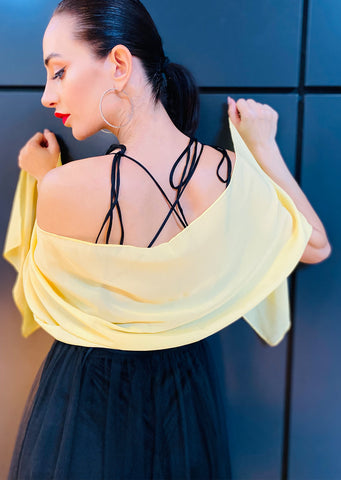The “Valentina” Sheer Gray Shawl
