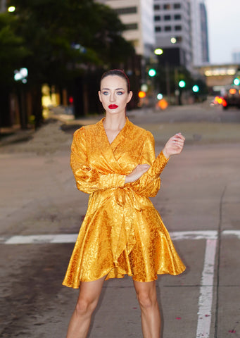 The "Malo" Off the shoulder Kaftan Style Dress